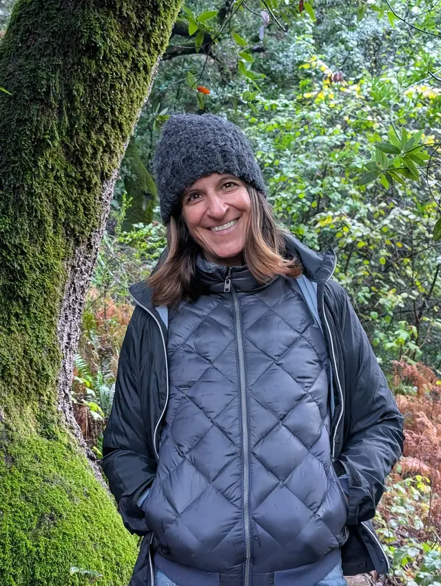 Anika in the forest